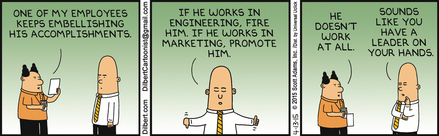 Leader from Dilbert